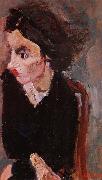 Chaim Soutine Profile of a Woman painting